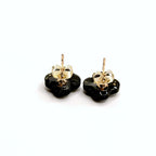 Obsidian Gold Stud