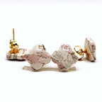 Aurora Blush Marble Stud