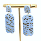 Celestial Blue Dangle Studs