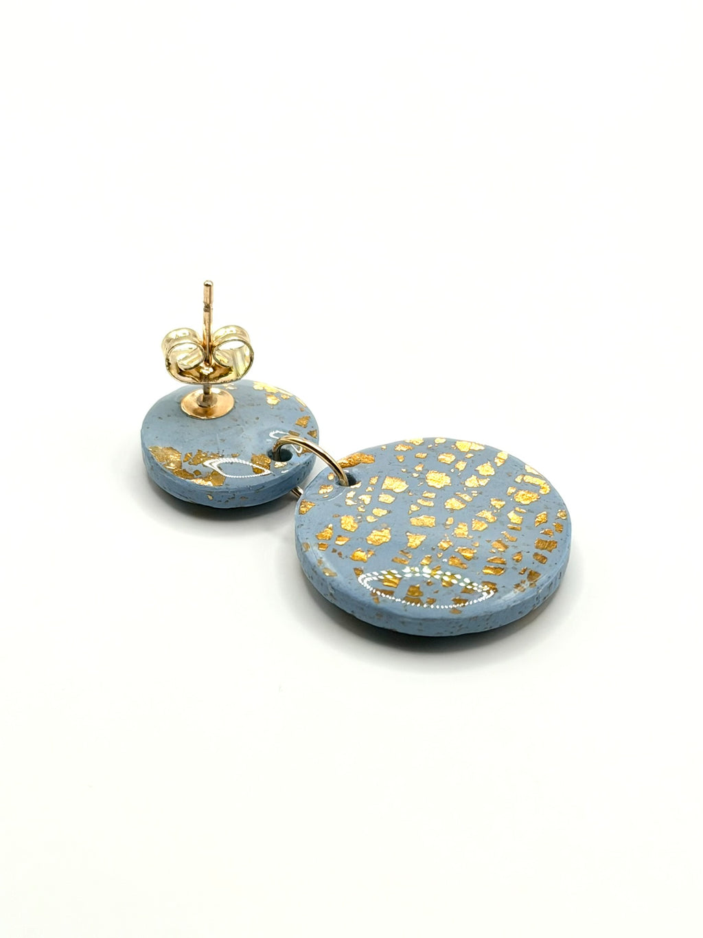 Celestial Blue Dangle Studs