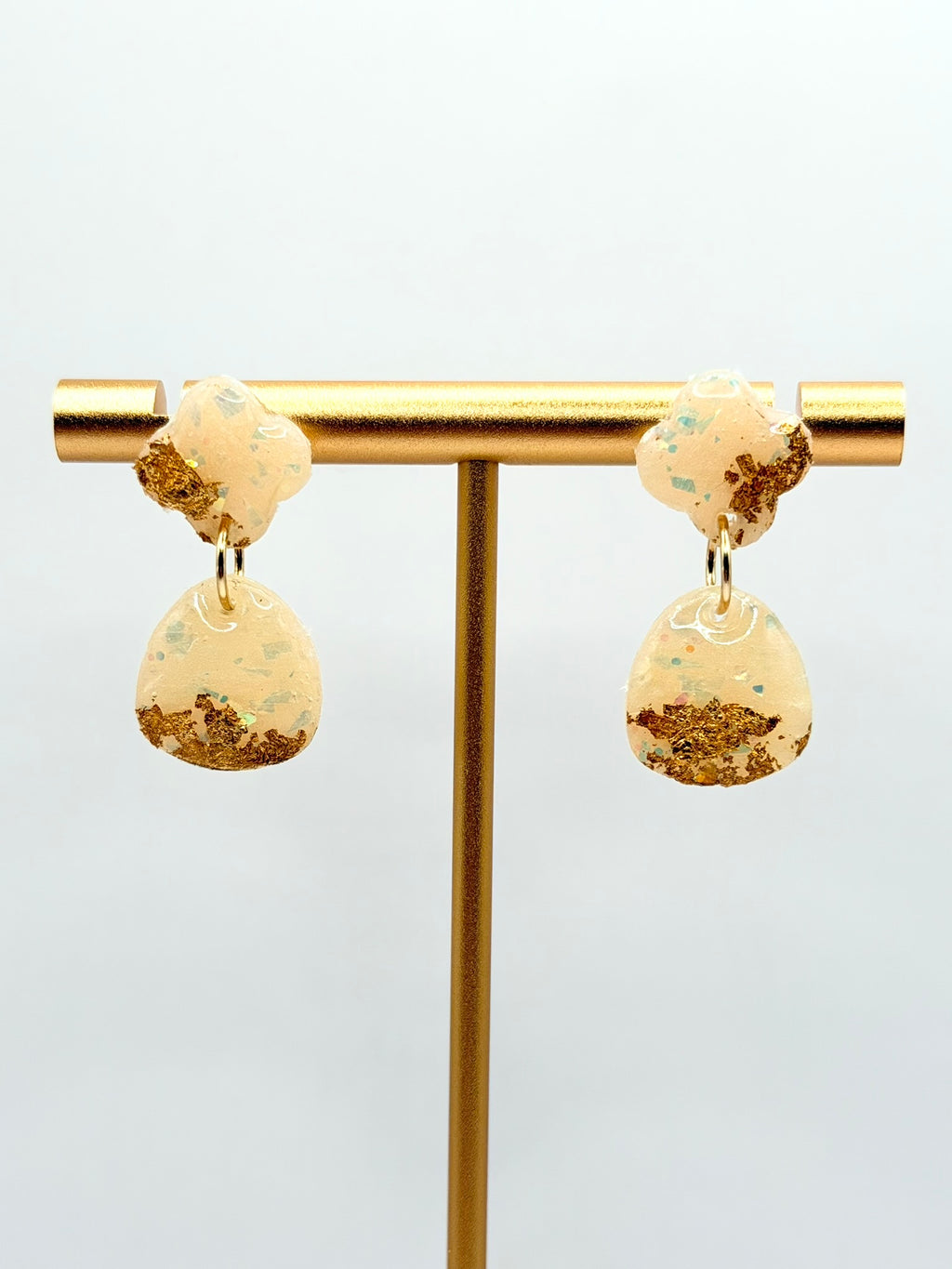 Opal Stardust Dangle Stud