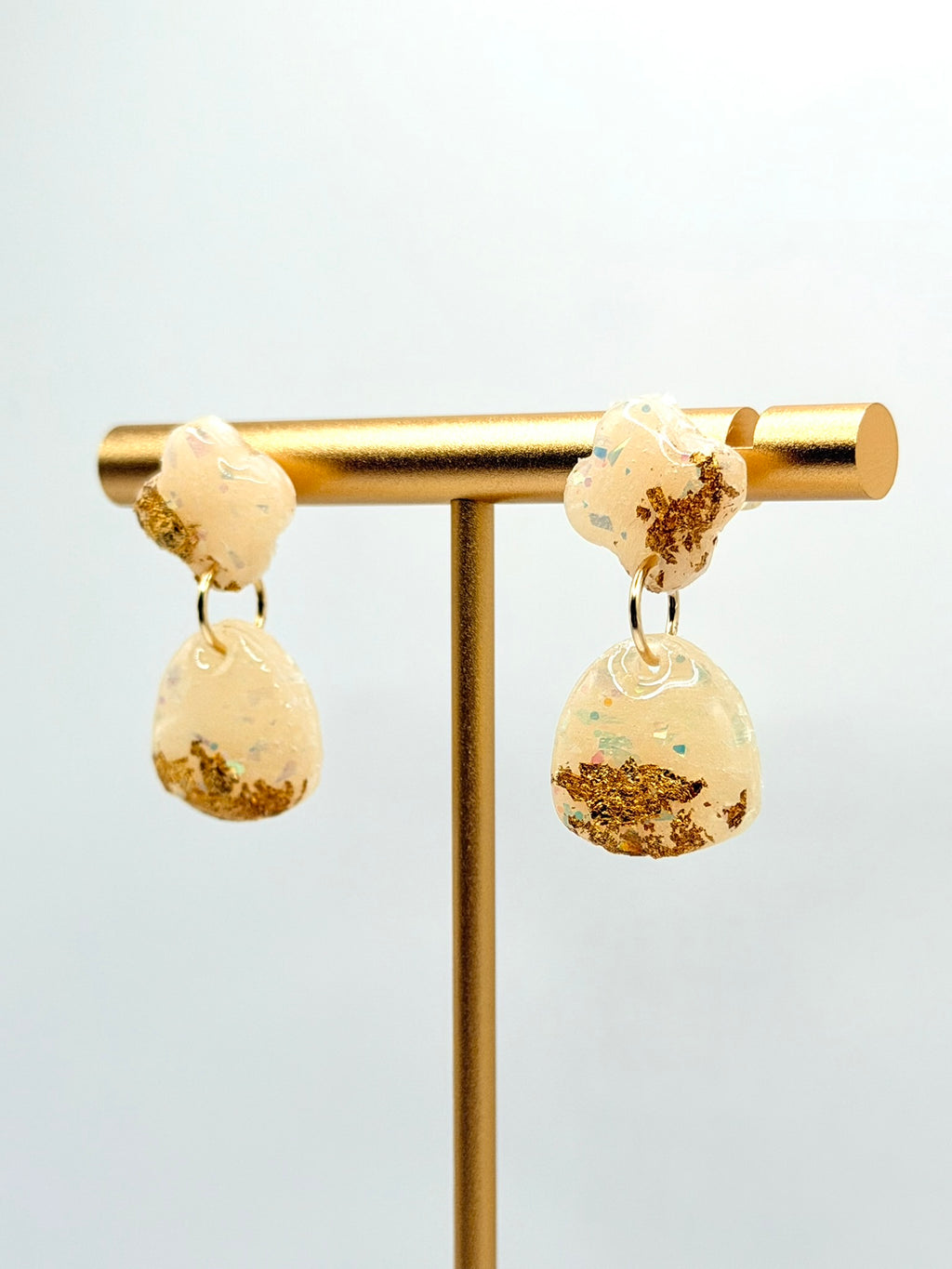 Opal Stardust Dangle Stud