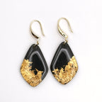 Obsidian Gold Hooks