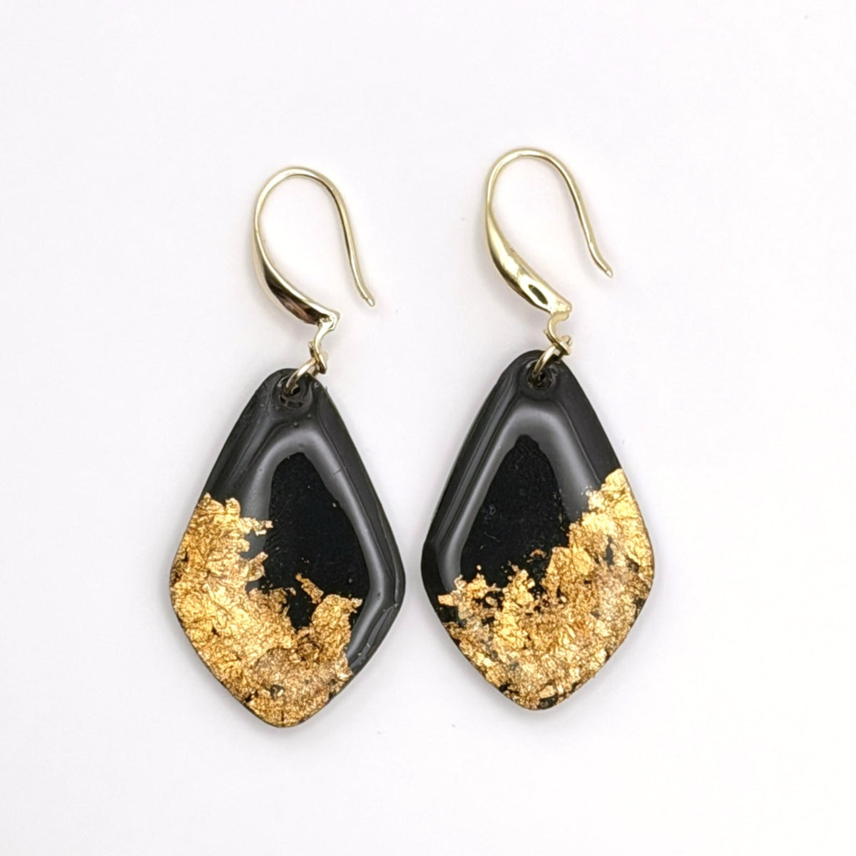 Obsidian Gold Hooks