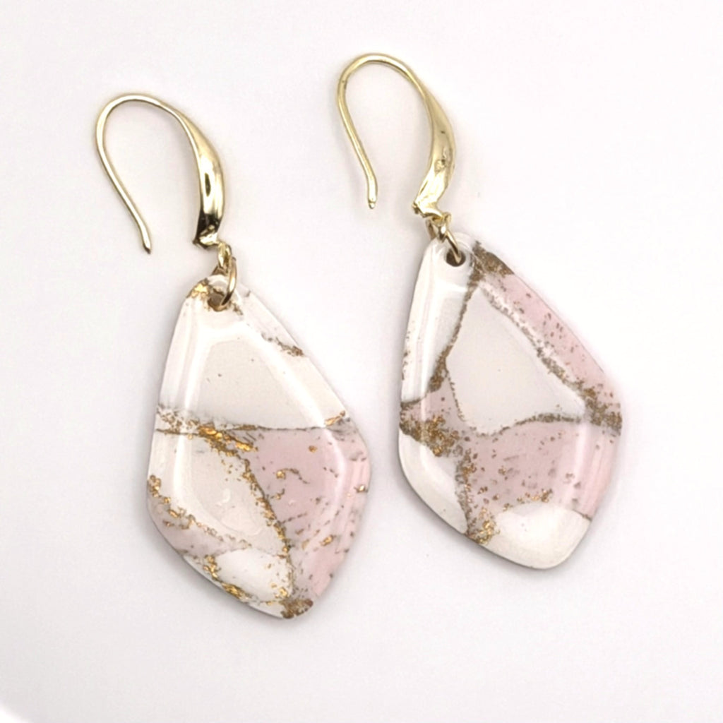 Aurora Blush Marble Hooks