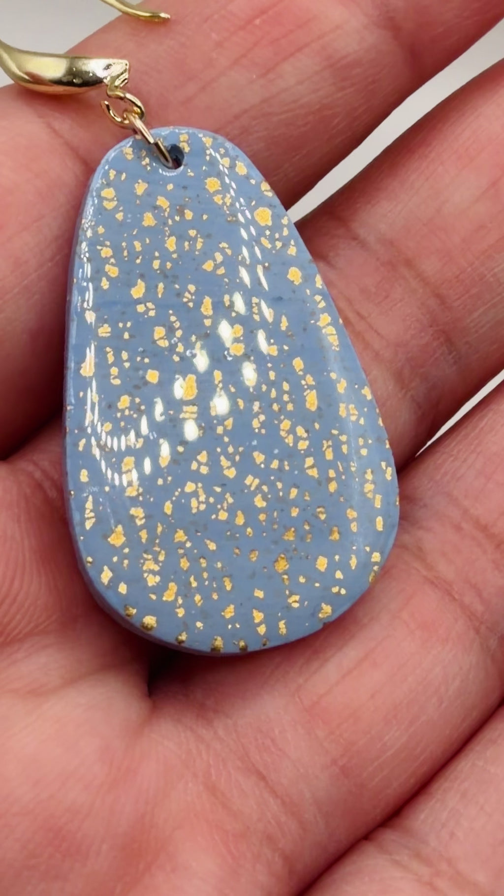 Celestial Blue Teardrop Hooks