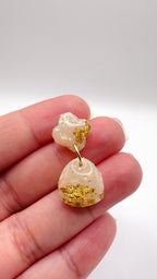 Opal Stardust Dangle Stud